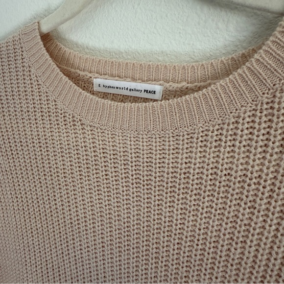 Blush Pink Lightweight Knit Sweater - Picture 3 of 4